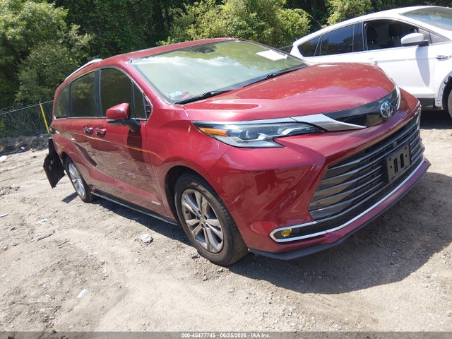 2021 Toyota Sienna Platinum მანქანა იყიდება აუქციონზე, vin: 5TDESKFC0MS015579, აუქციონის ნომერი: 45477745