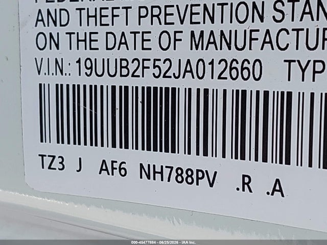 Acura Tlx Tech Pkg 2018 19UUB2F52JA012660 Image 9