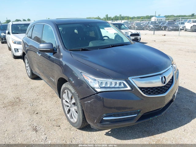45478002 :رقم المزاد ، 5FRYD4H4XFB019721 vin ، 2015 Acura Mdx Technology Package مزاد بيع