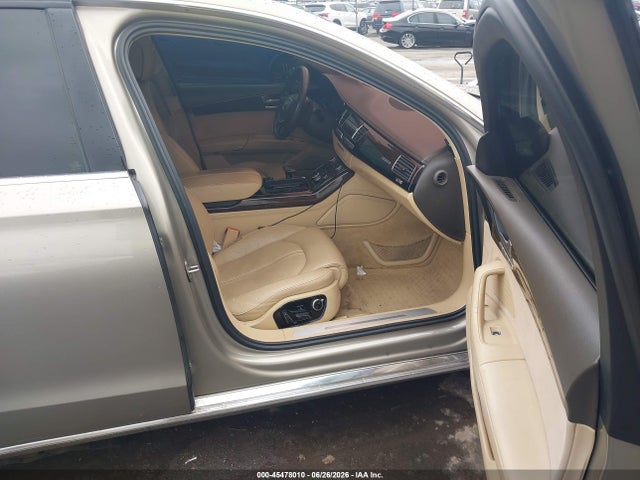 2012 Audi A8 L L 4.2 (tiptronic) (no Longer Orderable) მანქანა იყიდება აუქციონზე, vin: WAURVAFD1CN021873, აუქციონის ნომერი: 45478010