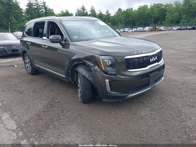 2022 Kia Telluride Ex მანქანა იყიდება აუქციონზე, vin: 5XYP3DHC6NG283078, აუქციონის ნომერი: 45478069
