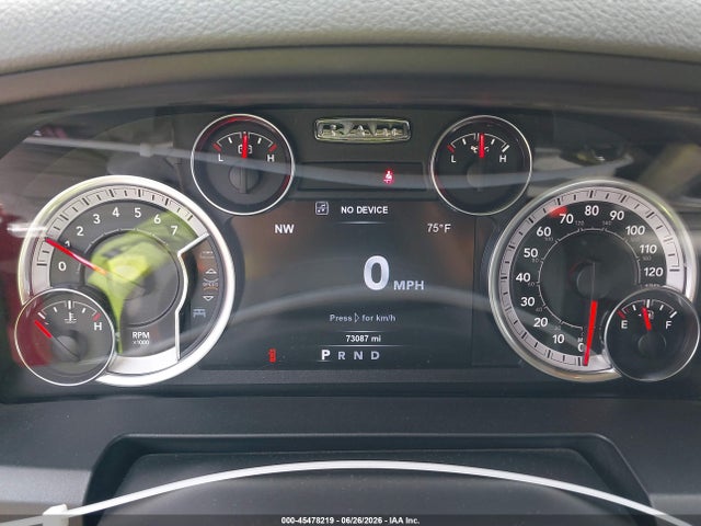 Aukcja sprzedaży 2017 Ram 1500 Big Horn  4x4 5'7 Box, vin: 1C6RR7LT5HS633631, numer aukcji: 45478219