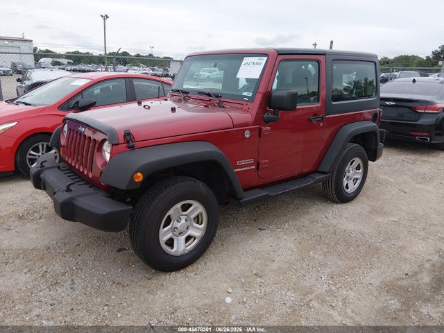 Продажа на аукционе авто 2013 Jeep Wrangler Sport, vin: 1C4AJWAG6DL584120, номер лота: 45478301
