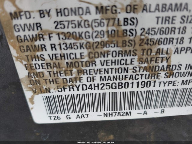 Acura Mdx Acurawatch Plus Package 2016 5FRYD4H25GB011901 Image 9