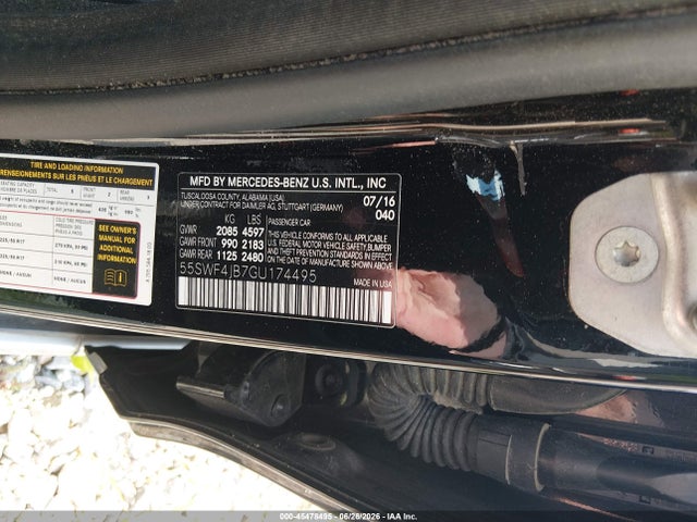 55SWF4JB7GU174495 Mercedes-Benz C 300