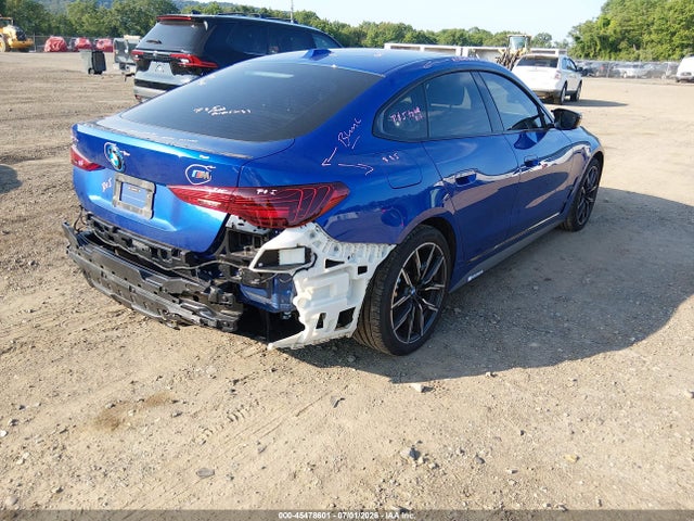 2025 Bmw I4 Gran Coupe Xdrive40 მანქანა იყიდება აუქციონზე, vin: WBY43HD06SFU33046, აუქციონის ნომერი: 45478601