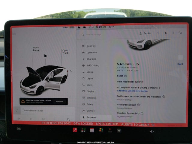 Продаж на аукціоні авто 2020 Tesla Model 3 Long Range Dual Motor All-wheel Drive, vin: 5YJ3E1EB6LF622042, номер лоту: 45478629