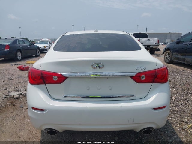 45478836 :رقم المزاد ، JN1BV7AP9FM343733 vin ، 2015 Infiniti Q50 Premium مزاد بيع