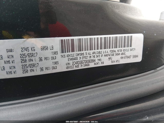 2C4RDGBG7GR383904 Dodge Grand Caravan Se Plus