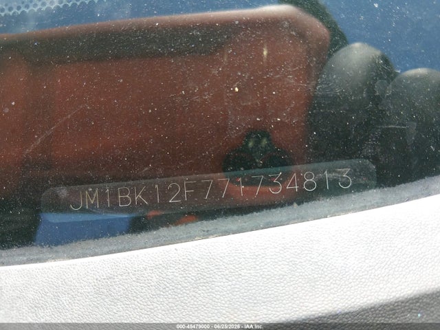 45479000 :رقم المزاد ، JM1BK12F771734813 vin ، 2007 Mazda Mazda3 I مزاد بيع