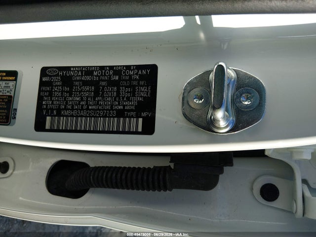 Hyundai Kona Sel 2025 KM8HB3AB2SU297133 Image 9