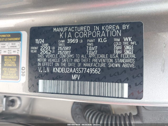 KIA SELTOS S 2025 KNDEU2AA5S7749562 Image 9
