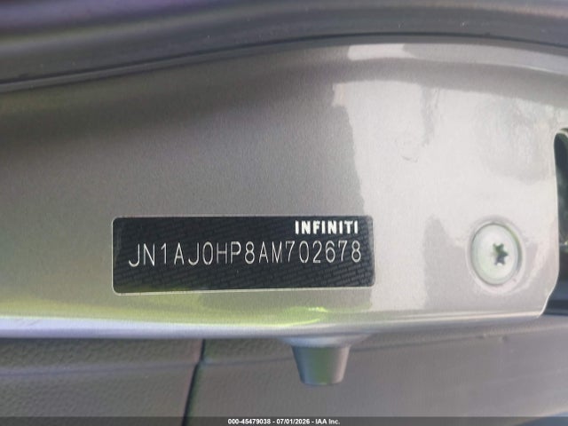 Aukcja sprzedaży 2010 Infiniti Ex35 Journey, vin: JN1AJ0HP8AM702678, numer aukcji: 45479038