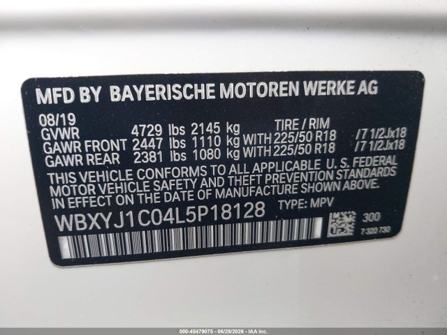 WBXYJ1C04L5P18128 BMW X2 Xdrive28i