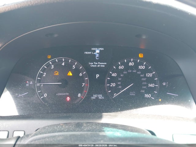 Auction sale of the 2007 Lexus Ls 460, vin: JTHBL46F375029796, lot number: 45479129