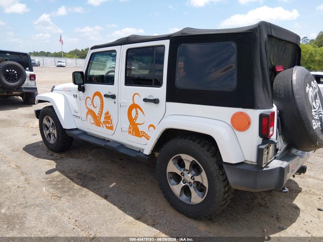 Aukcja sprzedaży 2017 Jeep Wrangler Unlimited Sahara, vin: 1C4HJWEG6HL716923, numer aukcji: 45479183