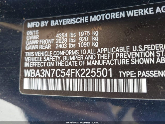 BMW 428i 2015 WBA3N7C54FK225501 Image 9