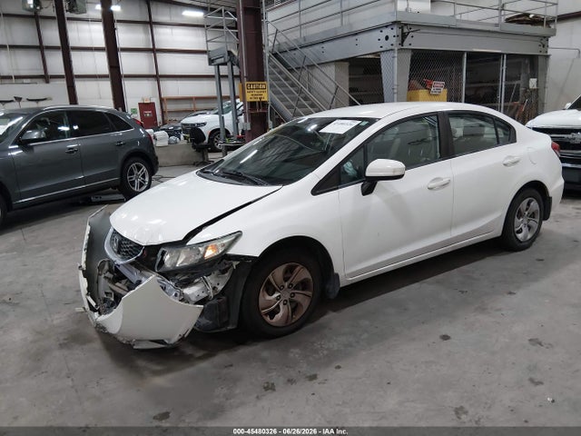 45480326 :رقم المزاد ، 19XFB2F56FE705355 vin ، 2015 Honda Civic Lx مزاد بيع
