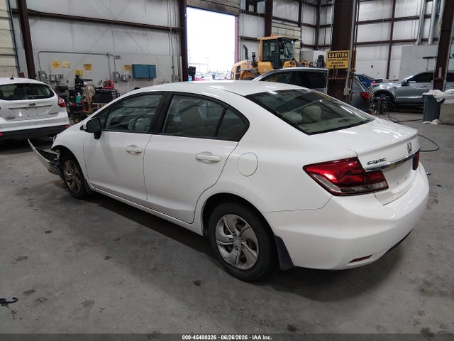 45480326 :رقم المزاد ، 19XFB2F56FE705355 vin ، 2015 Honda Civic Lx مزاد بيع