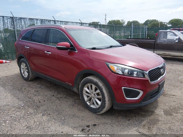 45480411 :رقم المزاد ، 5XYPGDA5XGG110666 vin ، 2016 Kia Sorento 3.3l Lx مزاد بيع