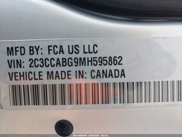 Aukcja sprzedaży 2021 Chrysler 300 300s, vin: 2C3CCABG9MH595862, numer aukcji: 45480489