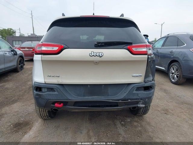 2015 Jeep Cherokee Trailhawk მანქანა იყიდება აუქციონზე, vin: 1C4PJMBS8FW604886, აუქციონის ნომერი: 45480527