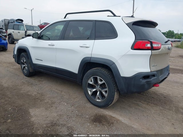 2015 Jeep Cherokee Trailhawk მანქანა იყიდება აუქციონზე, vin: 1C4PJMBS8FW604886, აუქციონის ნომერი: 45480527