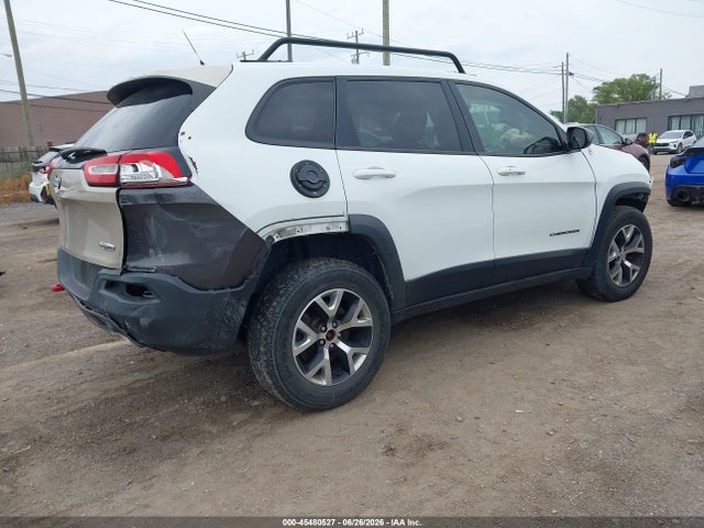 2015 Jeep Cherokee Trailhawk მანქანა იყიდება აუქციონზე, vin: 1C4PJMBS8FW604886, აუქციონის ნომერი: 45480527
