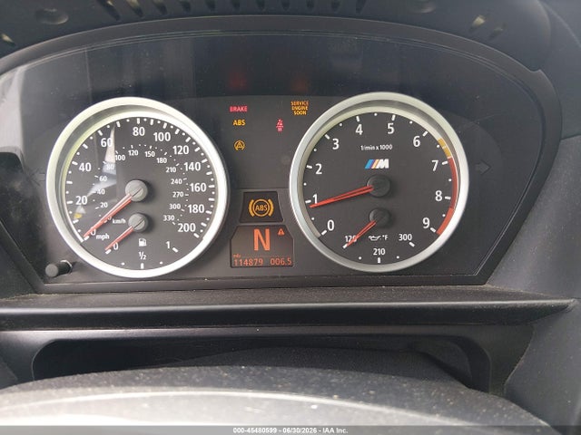 2006 Bmw M5 მანქანა იყიდება აუქციონზე, vin: WBSNB93536B582712, აუქციონის ნომერი: 45480599