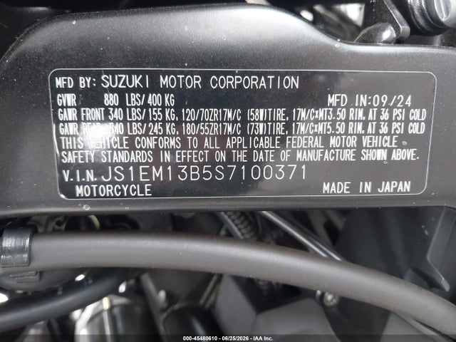 Suzuki Gsx800 F 2025 JS1EM13B5S7100371 Image 10