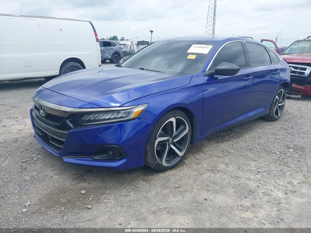 2022 Honda Accord Sport მანქანა იყიდება აუქციონზე, vin: 1HGCV1F32NA088610, აუქციონის ნომერი: 45480684