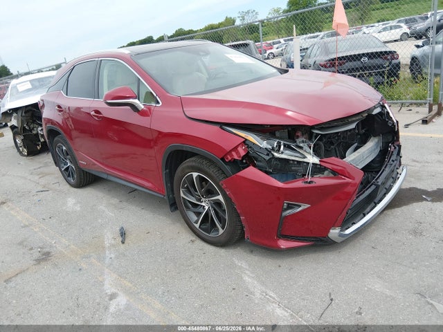 2018 Lexus Rx 450h მანქანა იყიდება აუქციონზე, vin: 2T2BGMCA7JC029417, აუქციონის ნომერი: 45480867