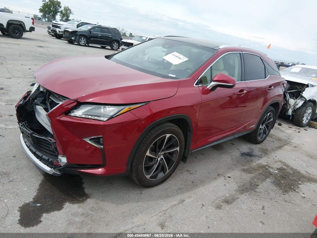2018 Lexus Rx 450h მანქანა იყიდება აუქციონზე, vin: 2T2BGMCA7JC029417, აუქციონის ნომერი: 45480867