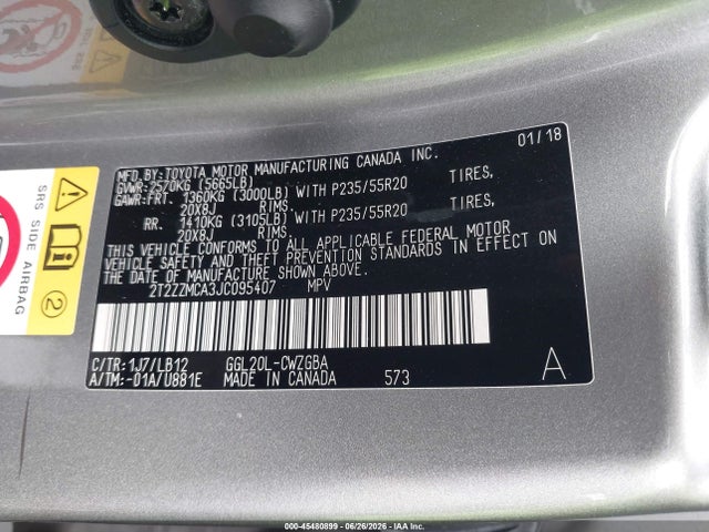 Lexus RX 350 2018 2T2ZZMCA3JC095407 Image 9
