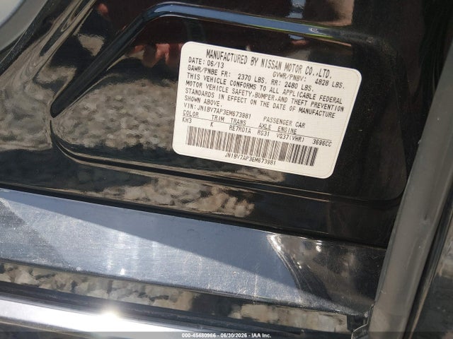 Продажа на аукционе авто 2014 Infiniti Q50 Premium, vin: JN1BV7AP3EM673981, номер лота: 45480986