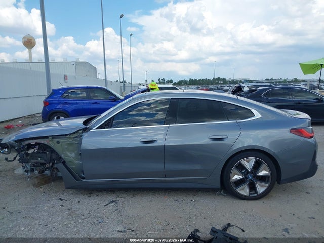2024 Bmw I4 Gran Coupe Xdrive40 მანქანა იყიდება აუქციონზე, vin: WBY83FB05RFT37055, აუქციონის ნომერი: 45481028