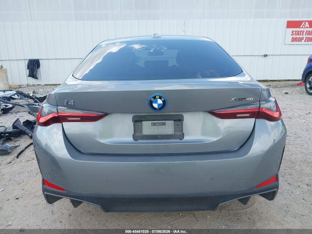 2024 Bmw I4 Gran Coupe Xdrive40 მანქანა იყიდება აუქციონზე, vin: WBY83FB05RFT37055, აუქციონის ნომერი: 45481028