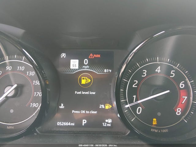 Aukcja sprzedaży 2019 Jaguar F-type P300, vin: SAJDD5GX2KCK61610, numer aukcji: 45481158