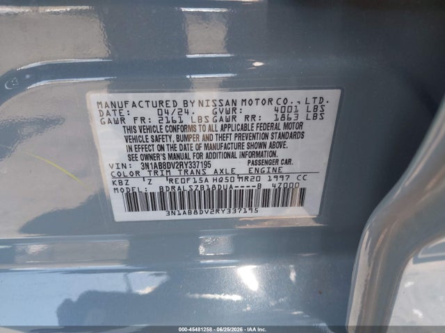 Nissan Sentra Sr Xtronic Cvt 2024 3N1AB8DV2RY337195 Image 9