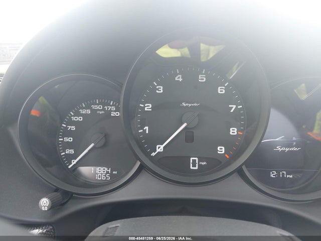 WP0CC2A8XMS240333 Porsche 718 Spyder