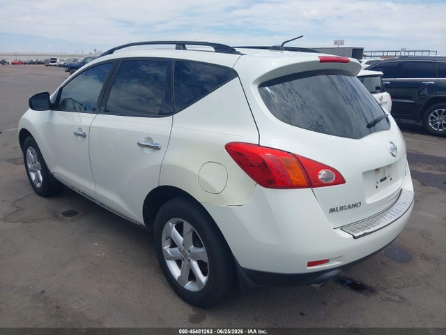 2009 Nissan Murano Sl მანქანა იყიდება აუქციონზე, vin: JN8AZ18U89W028554, აუქციონის ნომერი: 45481263