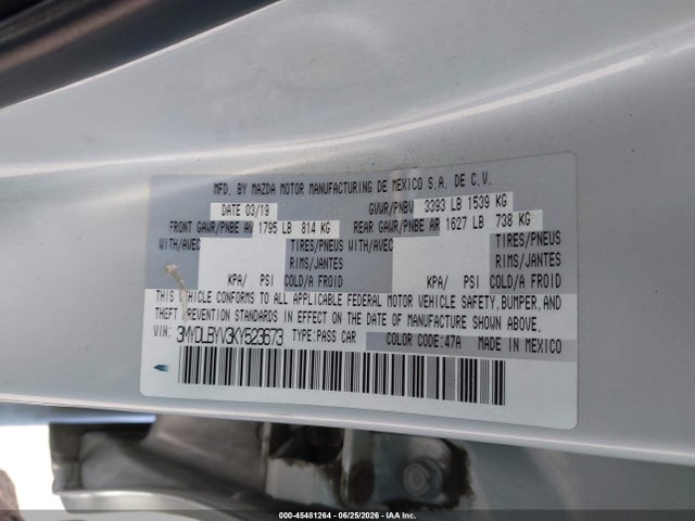 Toyota YARIS LE 2019 3MYDLBYV3KY523673 Image 9