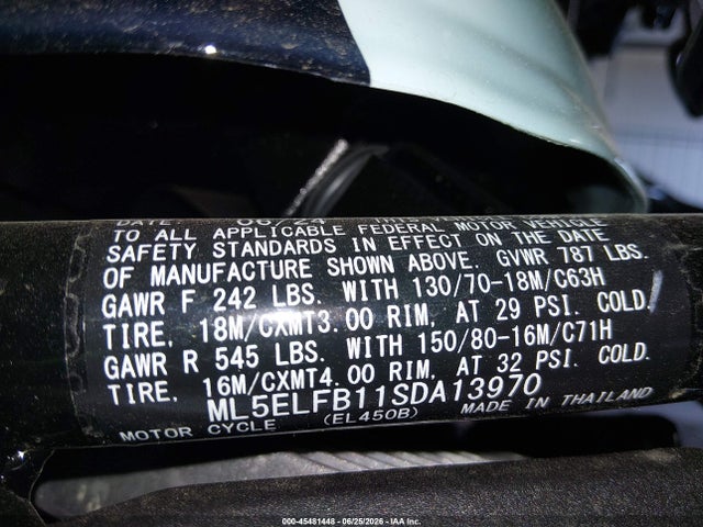 Kawasaki El450 B 2025 ML5ELFB11SDA13970 Image 10