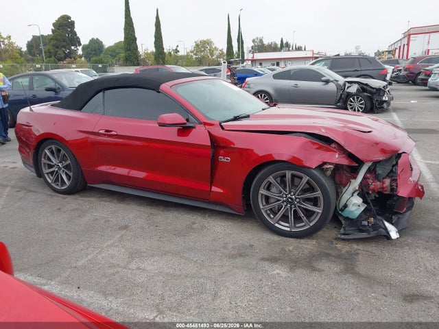 2016 Ford Mustang Gt Premium მანქანა იყიდება აუქციონზე, vin: 1FATP8FF6G5226338, აუქციონის ნომერი: 45481493