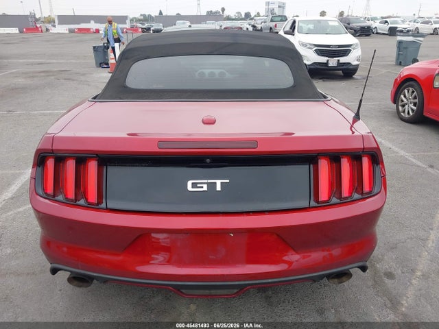 45481493 :رقم المزاد ، 1FATP8FF6G5226338 vin ، 2016 Ford Mustang Gt Premium مزاد بيع