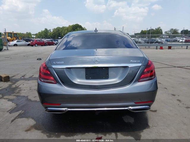 Продажа на аукционе авто 2018 Mercedes-benz S 560 4matic, vin: WDDUG8GB0JA376122, номер лота: 45481511
