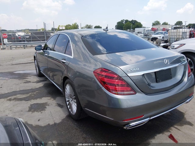 Продажа на аукционе авто 2018 Mercedes-benz S 560 4matic, vin: WDDUG8GB0JA376122, номер лота: 45481511
