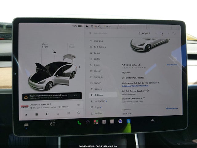 Продаж на аукціоні авто 2019 Tesla Model 3 Long Range/mid Range/standard Range/standard Range Plus, vin: 5YJ3E1EA2KF301489, номер лоту: 45481553