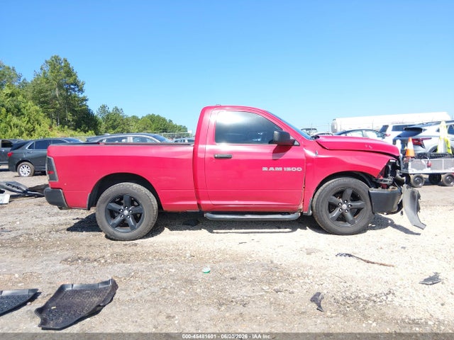 2012 Ram 1500 St მანქანა იყიდება აუქციონზე, vin: 3C6JD6APXCG226884, აუქციონის ნომერი: 45481601