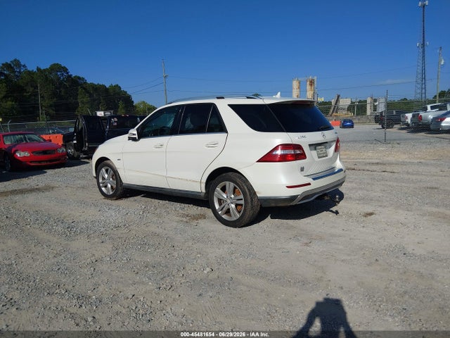 45481654 :رقم المزاد ، 4JGDA2EBXCA033330 vin ، 2012 Mercedes-benz Ml 350 Bluetec 4matic مزاد بيع